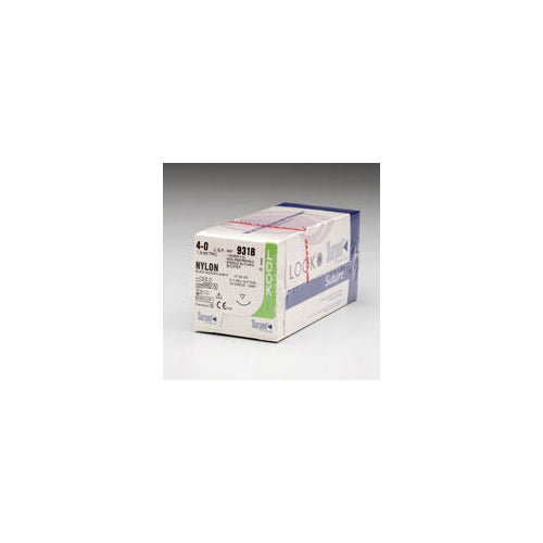 Look 915B Nylon Black Monofilament Reverse Cutting Sutures C22 6/0 18 Look 915B Nylon Black Monofilament Reverse Cutting Sutures C22 6/0 18